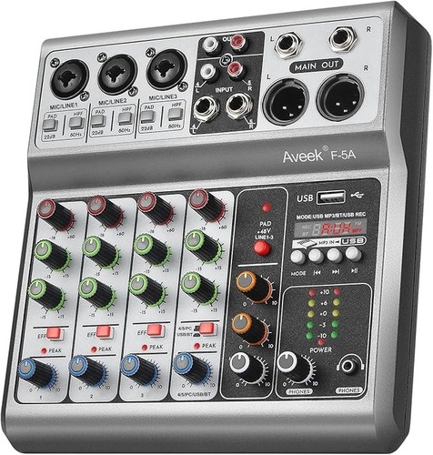 Aveek audio mixer console di - mixer,,