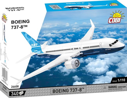 Cobi boeing 737 - boeing, nero