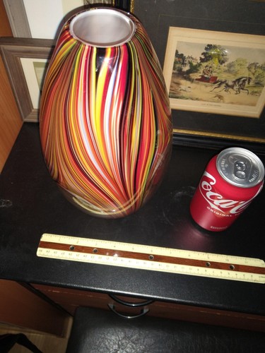 Vaso vetro artistico - vetro,