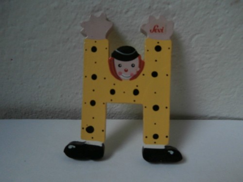 Lettera alfabeto legno - h, sevi