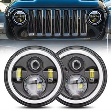 2X FARI 7" H4 LED JEEP