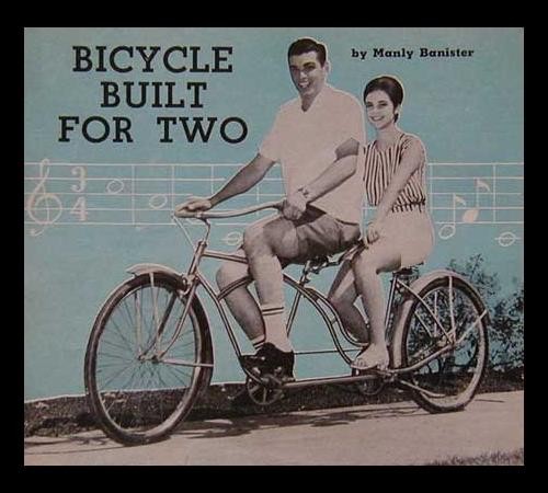 Bicicletta tandem costruita - bicicletta, da