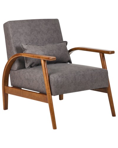 Poltrona skara marrone scuro - poltrona,