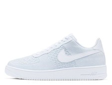 AV3042-100 Nike Air Force 1 Flyknit 2.0 Low Bianco Sneaker Scarpe da Uomo...