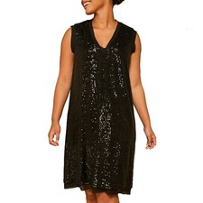 Persona Vestito Decade Abito da Donna Nero in Tulle e Paillettes -30%  1223209