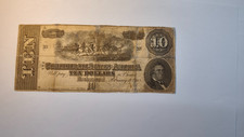 Banconota dollari 1864 - banconota, 10