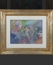 Dipinto di Mino Maccari olio