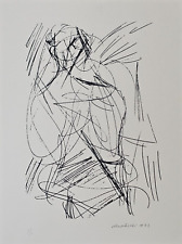 Pompilio Mandelli (Luzzara, 1912 – Bologna, 2006)  OPERA LITOGRAFIA INFORMALE