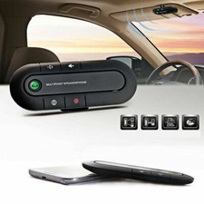 KIT VIVAVOCE BLUETOOTH V3.0 PER AUTO TRASMETTITORE SUPPORTO CALAMITA NUOVO