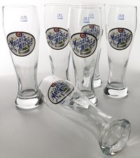 6 bicchieri birra bianca