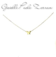 Collana Rue des mille con farfalla in oro giallo 18K-GR 03