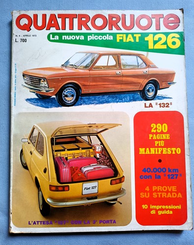 Quattroruote 196 1972 - 196, fiat