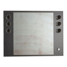 Specchio da Bagno Vintage Vetro con Luci Italia Anni 70 Originale