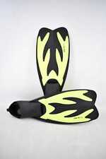 Pinne Da Mare Bambino N 32-33 Free Stily Aqua Giallo Fluo E Nere