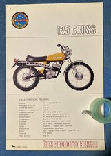 Rara Originale Brochure BENELLI 125 CROSS del 1972