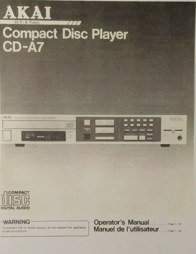 Akai lettore cd - cd-a7,