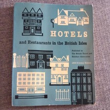 Libro Del 1958  Hotel E Ristoranti Nelle Isole Britanniche