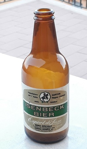 Bottiglia birra isenbeck bier - bottiglia,