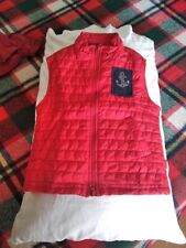 Giacchetta senza maniche rosso  ( twinx ) bimbi 4 anni