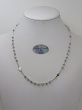 COLLANA ROSARIO A GIRO IN ORO