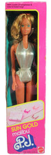 VINTAGE MATTEL BARBIE 1983 "SUN GOLD MALIBU" SUPERSTAR EPOCA PJ DOLL #1187 -SIGILLATO