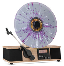 Giradischi verticale in vinile