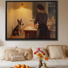 Dipinto olio Bull Terrier