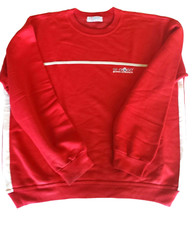 Felpa Hip Hop a Girocollo Hip Hop St.Diego Denim Division  Rossa XL.