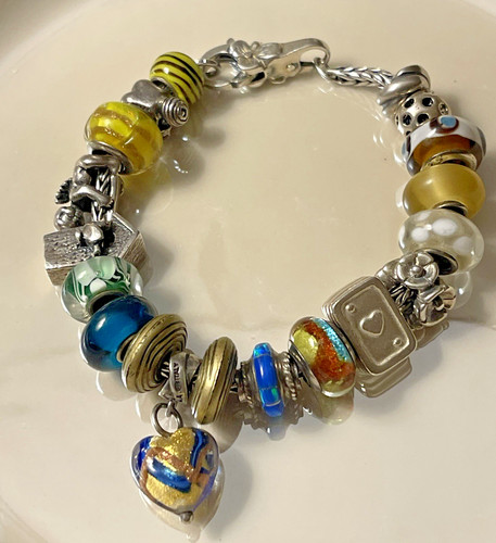 Bracciale trollbeads con rari - bracciale,