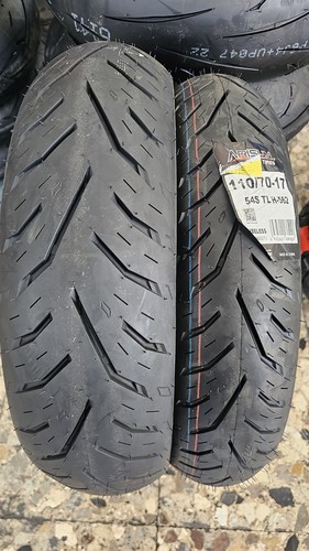 Coppia gomme 110 54s - 110/70-17, e