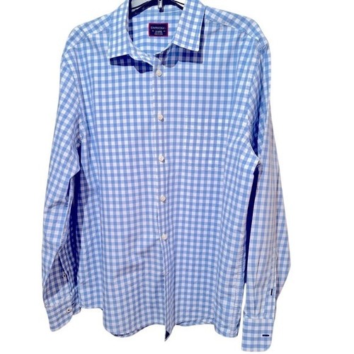 Untuckit camicia blu - blu/bianca, a