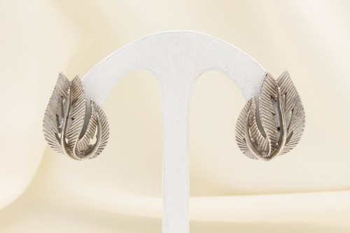 Orecchini clip tono argento - orecchini,