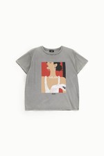 T-shirt DIXIE Donna Grigia