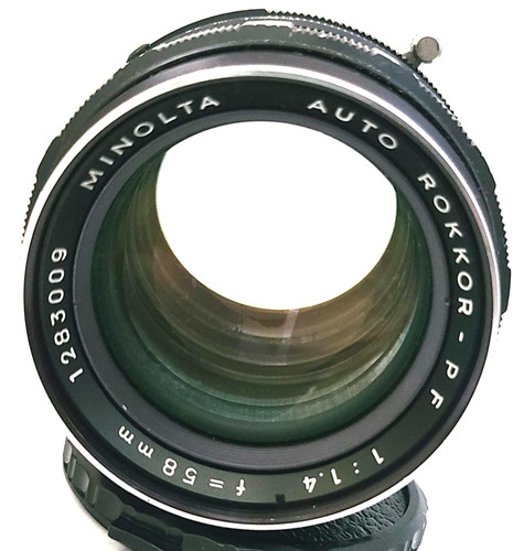 Obiettivo minolta auto - minolta,