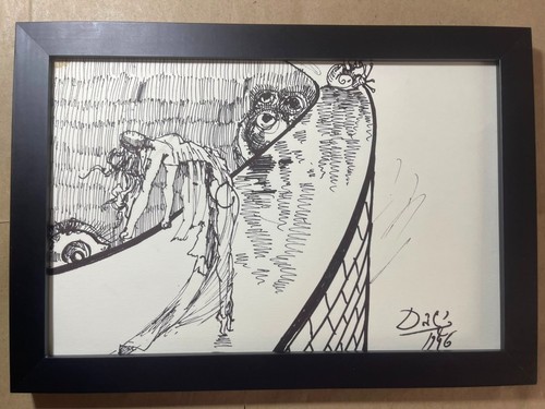 Salvador dalì disegno - salvador, su
