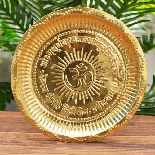 Pooja thali fatto mano in - a,