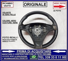 VOLANTE STERZO IN PELLE -NERO- ORIGINALE ALFA ROMEO GIULIETTA