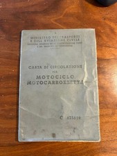 Libretto Piaggio Vespa Epoca Anno 1971 - Telaio VMA2N - Uso Collezionistico