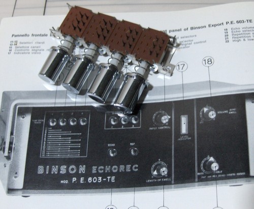 Binson echorec pulsantiera - echorec, pe