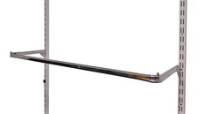 Telaio portaconfezioni 125 cm scaffale porta merci telaio tessile appendiabiti mensola da parete