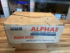 Black Nikko Alpha II Stereo