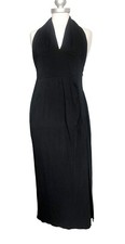 Abito da sera lungo con schiena nuda e spacco laterale - Norma Kamali - Tg 46