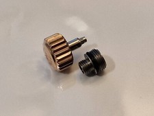 Corona 7,00 x 4,00 mm. in Acciaio laminata oro rosa per orologi  RLX gmt sub 