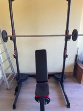 attrezzi palestra casa panca,fitball,tappetini,pesi in ghisa,rack pesi,cavi