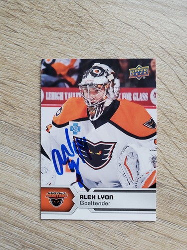 Alex lyon autograph rookie - alex,