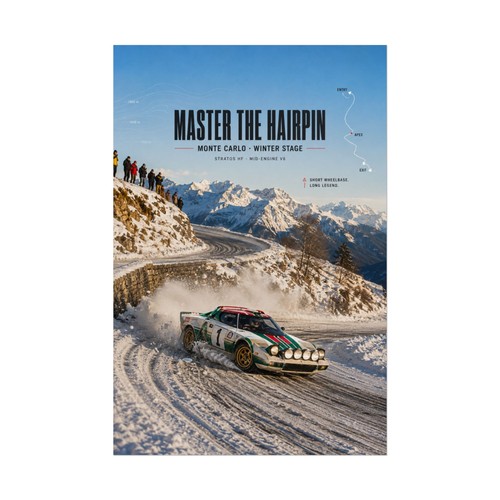 Poster lancia stratos - hf,