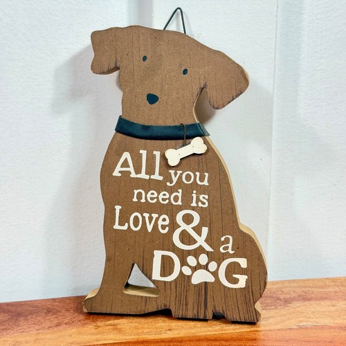 Insegna sagoma cane legno - insegna,