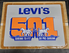 Insegna vintage Levi's 501 2