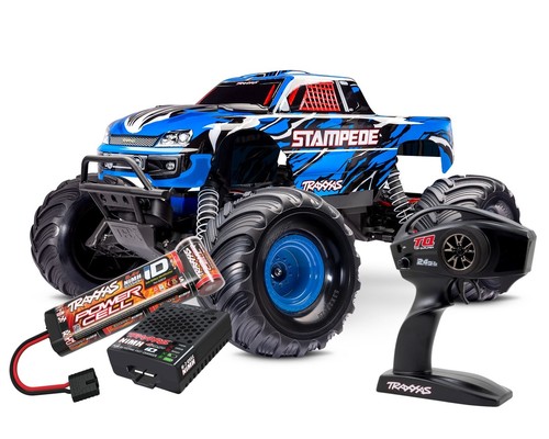 Traxxas stampede rtr blu x - traxxas,
