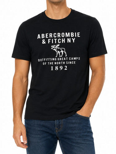 Shirt nera uomo - t-shirt,